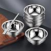 Wutuo 316 Stainless Steel Double Layer Kids Insulated Bowl