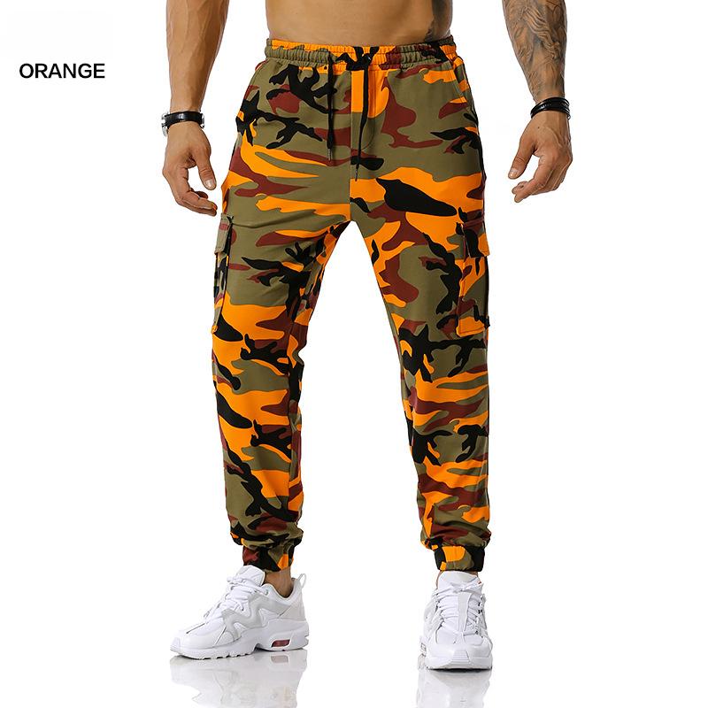 Men's Pants Camouflage Jogging Pants Outdoor Sports Pants Football Training Fitness Trousers Casual Sweatpants Men