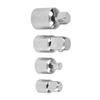 Full Polished Socket Adapter Set 4 PCS Socket Wrench Adapter  Automotive Maintenance
