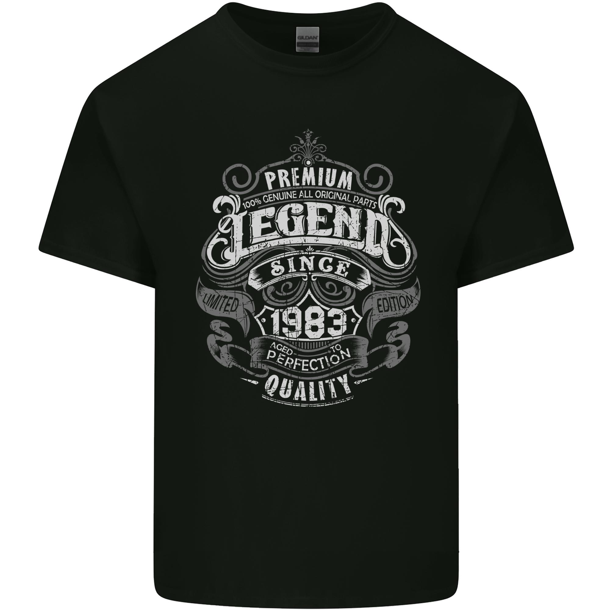 Premium Legend 43rd Birthday 1983 Unisexs Light Cotton TShirt S