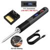 LCD Digital Soldering Iron Kit Adjustable Temperature Welding Pen  Electronic Component