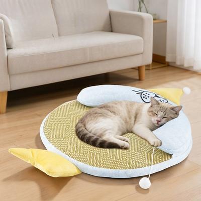 Pet Cooling Ice Mat Summer Cool Bed for Dogs Cats Breathable Heat Relief Pad Cool Sleeping Nest Pet Cooling Cushion Home Pet Supplies
