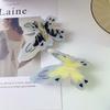 Super Fairy New Summer High Texture 10.3CM Large Butterfly Hair Clip Fashion Colorful Acetic Acid  Shark Clip Headwear
