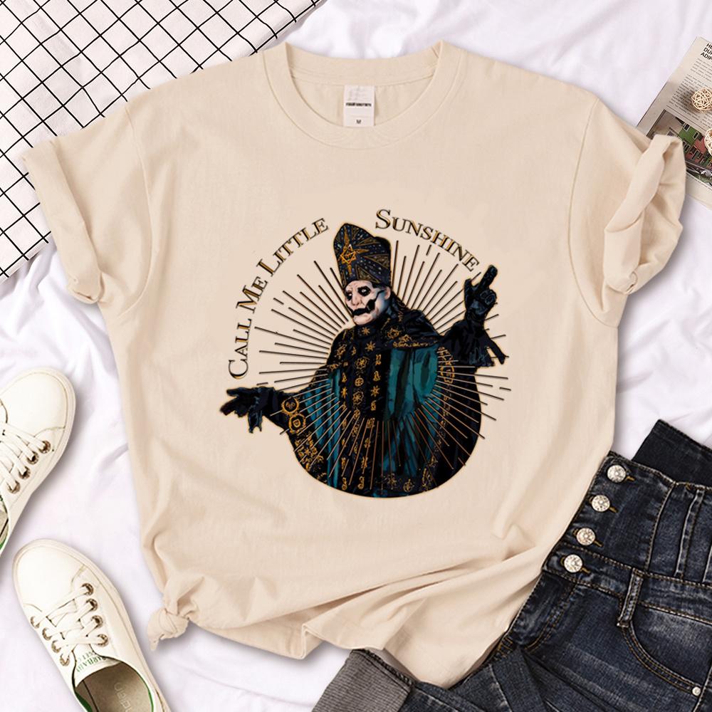 Ghost Band tshirt Women summer tshirt girl anime clothes S