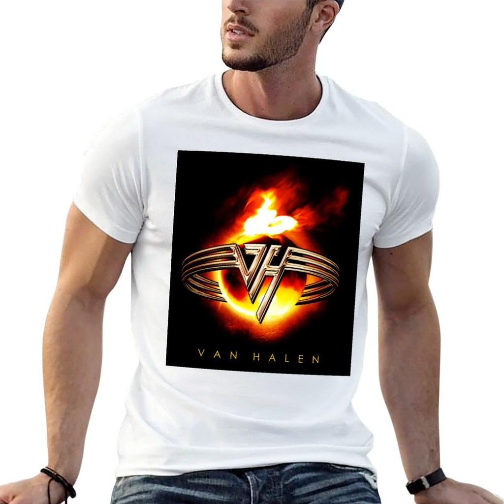 EDDIE VAN HALENsss TShirt Classic Graphic Short Sleeve Top