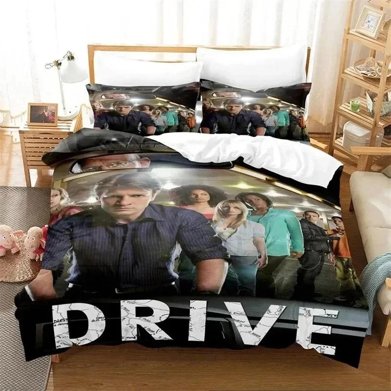 

3D Print Drive Ryan Gosling Beding Set,Soft Duvet Cover Warm Comforter Bed Linen Set Comfortable Quilt Cover Pilowcase,King Quen Twin Sized Dimensions 135*200cm Eu-Single