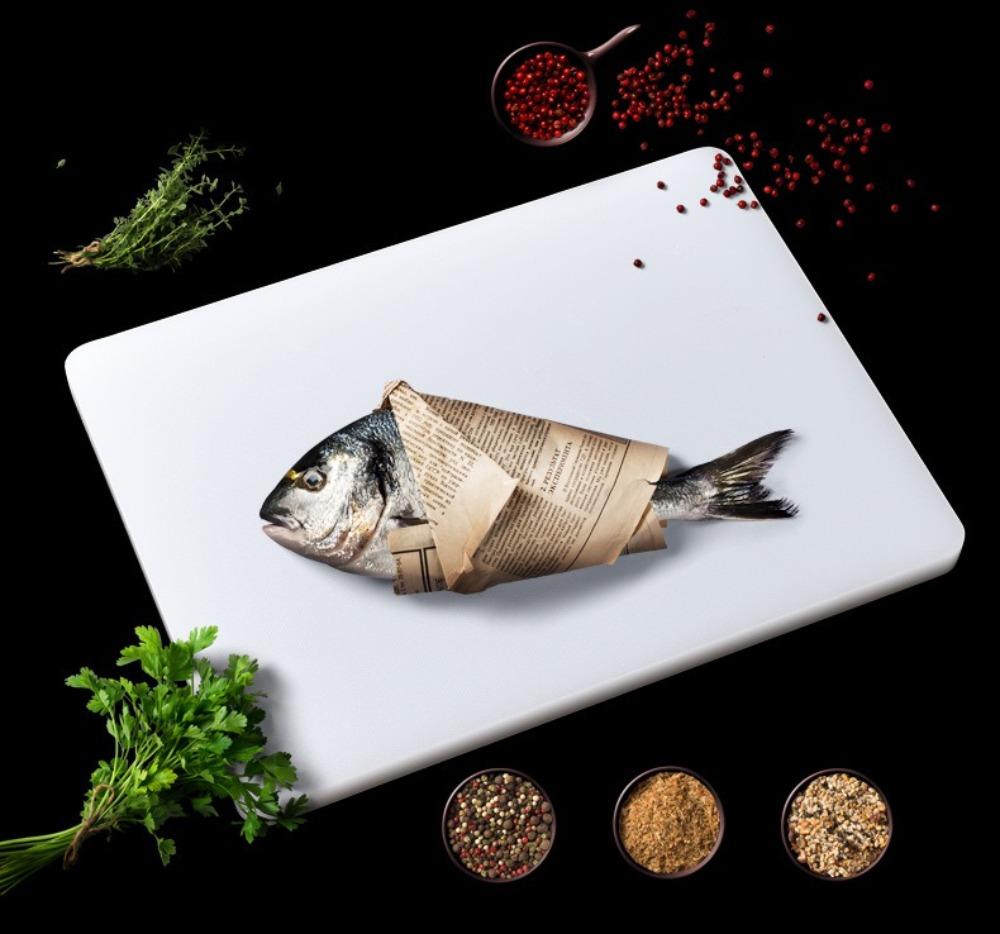 HDPE Plastic Cutting Board Antibacterial 36*28*1.3cm Chopping Board Cut Vegetables Meat Cooking Tools Vegetable Cutting Board