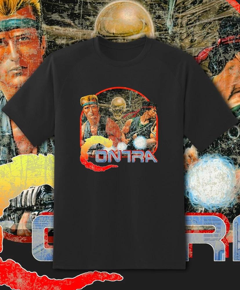 Contra 1987 Vintage Retro Video Game T Shirt Adult & Youth sizes Fast Ship! XL