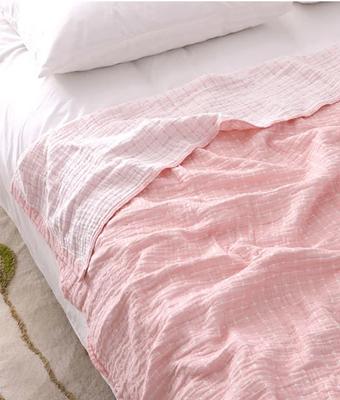 Japanese Casual Blanket for Beds Cotton Simple Bedspread Single Double Summer Air-conditioning Quilt Soft Sofa Blanket Sheets