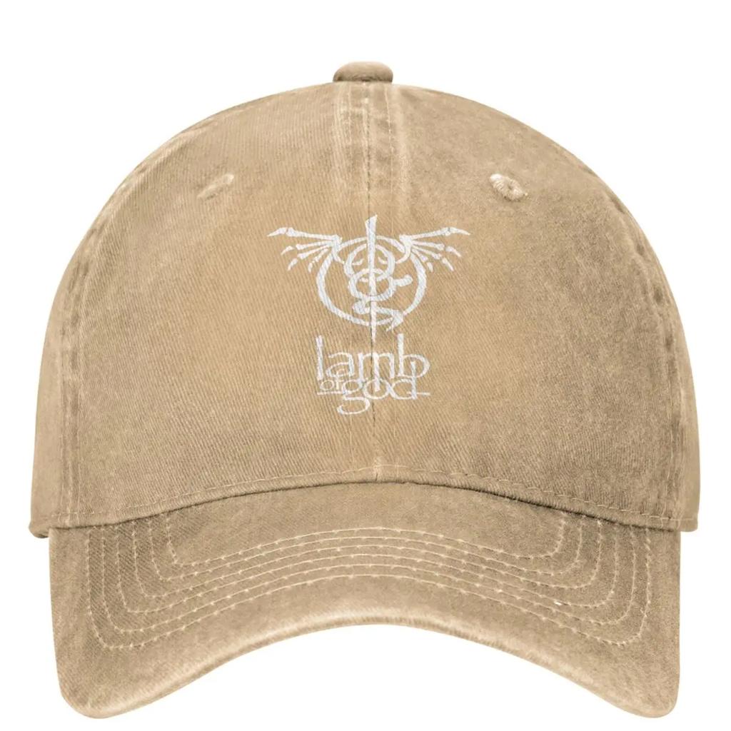 Lamb Of God Baseballkappe Heavy Mental Band Damen Herren Sonnenschutz Trucker Dad Hat Sommer Trendig Outdoor Sport Baseballkappen