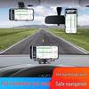 Multi-Function Rotating Car Phone Holder for Dashboard & Rearview Mirror