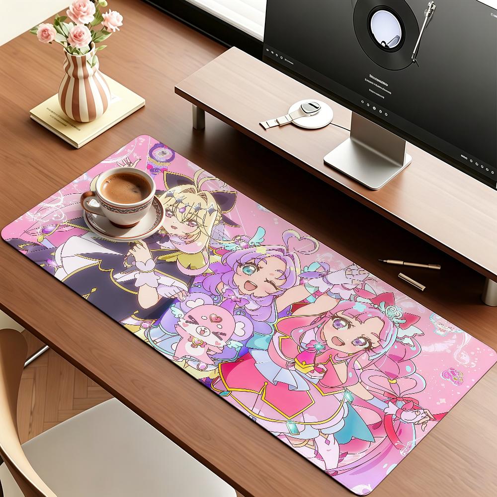 Anime S-Star D-detective P-precure Mouse Pad Anti Slip Rubber Edge Locked Thickened Laptop Gaming Desk Mat