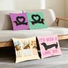 Sausage Dog Dachshund Cute Pillow Case Cushion Cover Soft Cute Throw Pillow Case For Car Sofa Pillowcase Polyester With Zipper