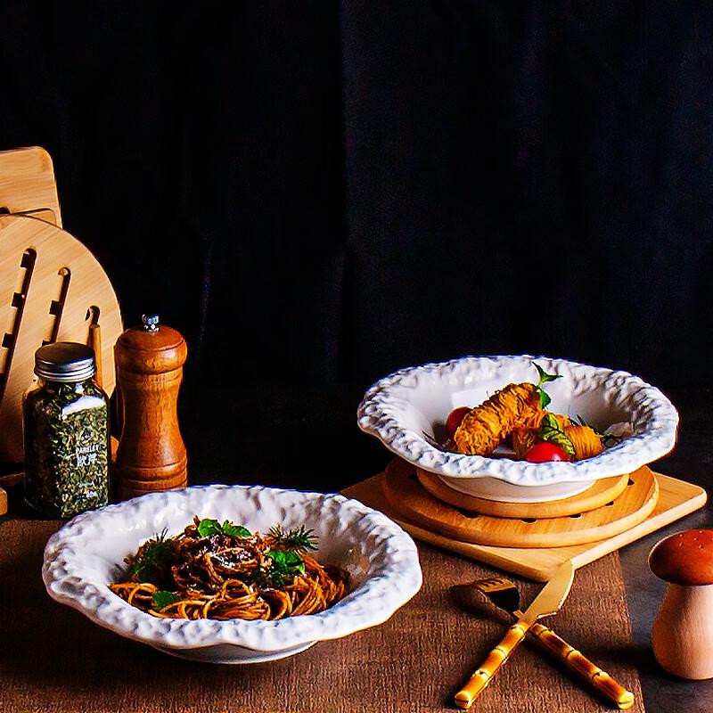 Rock Pattern Ceramic Dinner Plate