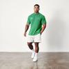 T-shirt de fitness en coton grande taille VQ pour homme - Manches courtes pour la course et les loisirs
