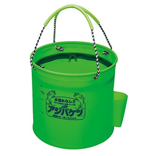 Daiichi Seiko Horse Mackerel Fishing Bucket, 33cm, 11042, Fishing Bucket, Green