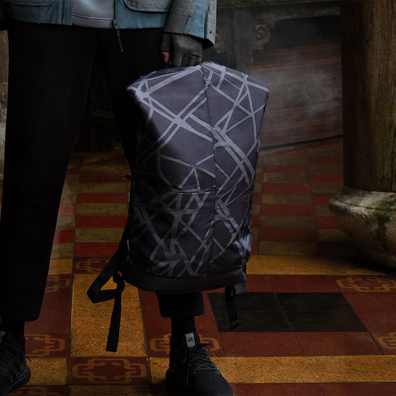 Adidas Wuji Series Polyester Backpack Regular Unisex Black Adidas IA5296