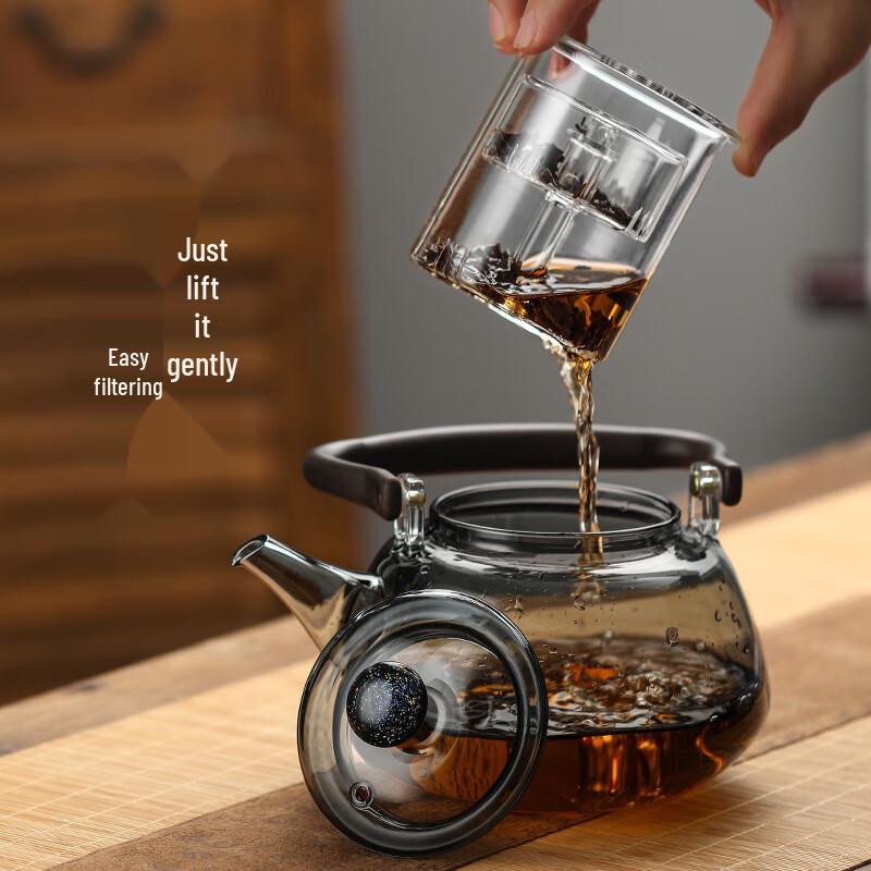 Haofeng Starry Sky Borosilicate Glass Teapot