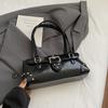 Women PU Leather Shoulder Bag 2025 Winter Retro Underarm Bag Luxury Designer Trend Female Small Handbags and Purses
