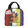 Order Of The Eastern Star Logo Thermal Insulated Lunch Bags Women  Portable Lunch Container for School Multifunction Food Box
