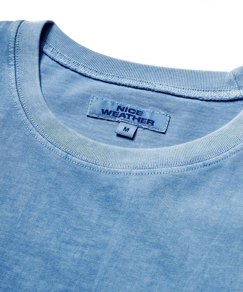 Naiseuwedeo Nw Bone Pocket T-Shirt (Blue)