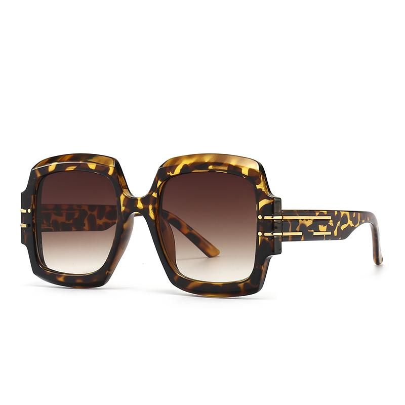 

Cross-Mirror Export New Modern Retro Square Frame Sunglasses Ins Style Street Photography Big-Name Sunglasses Lh004