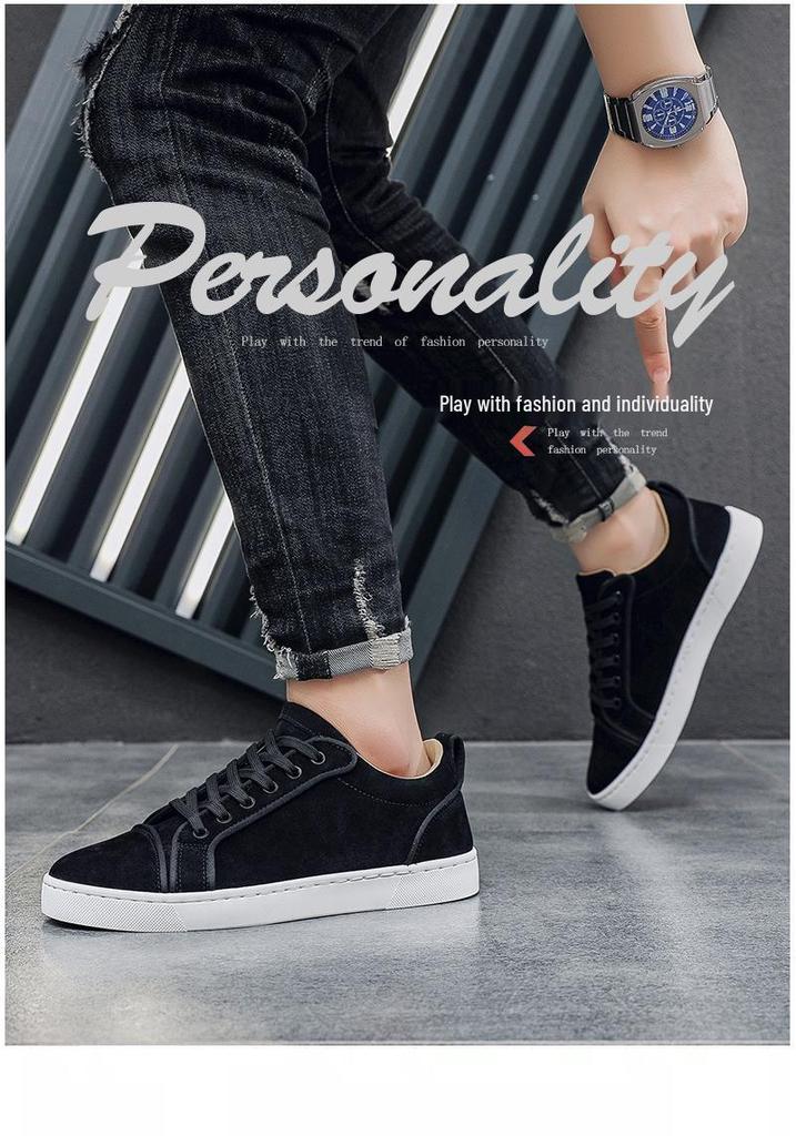 2026 Summer Men's Korean Style Casual Skate Shoes - Trendy and Versatile Youth Sneakers