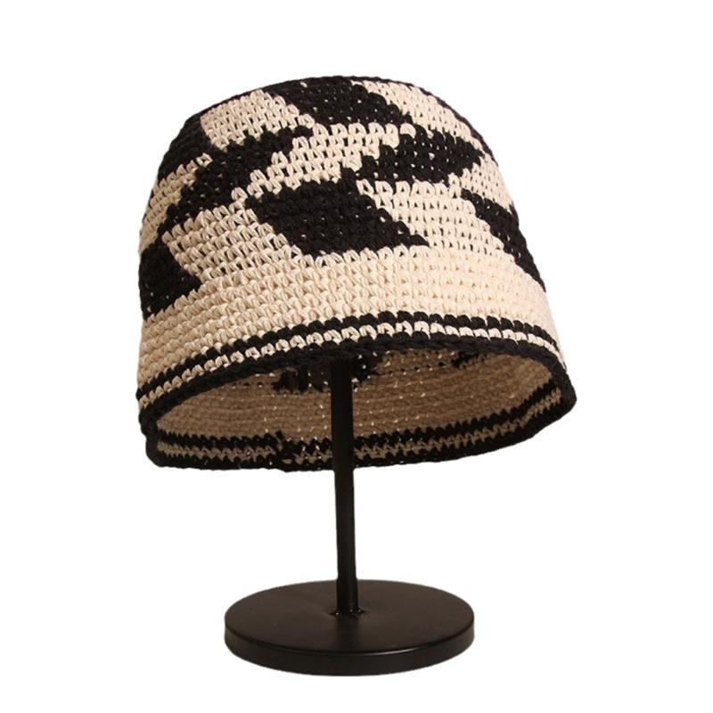 

Trendy Fisherman Hat with Unique Diamond Grid Design Ideal for Sun Protections Multifunction Decorative Birthday