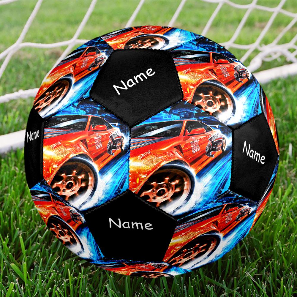 Custom Name Racing Theme Size 5 Soccer Ball, Suitable for Both Indoor and Outdoor Matches, a Gift Suitable for Everyone.