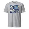 Teen Girl's Cotton T-shirt Summer Casual Graphic Tee Short Sleeve The Great Wave Off Kanagawa Shirt Japanese Kanagawa Artwork T-Shirt Size S-3XL