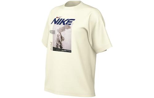 Nike Sportswear Graphic Oversized T-shirt Beige HF6292-133 S бежевый