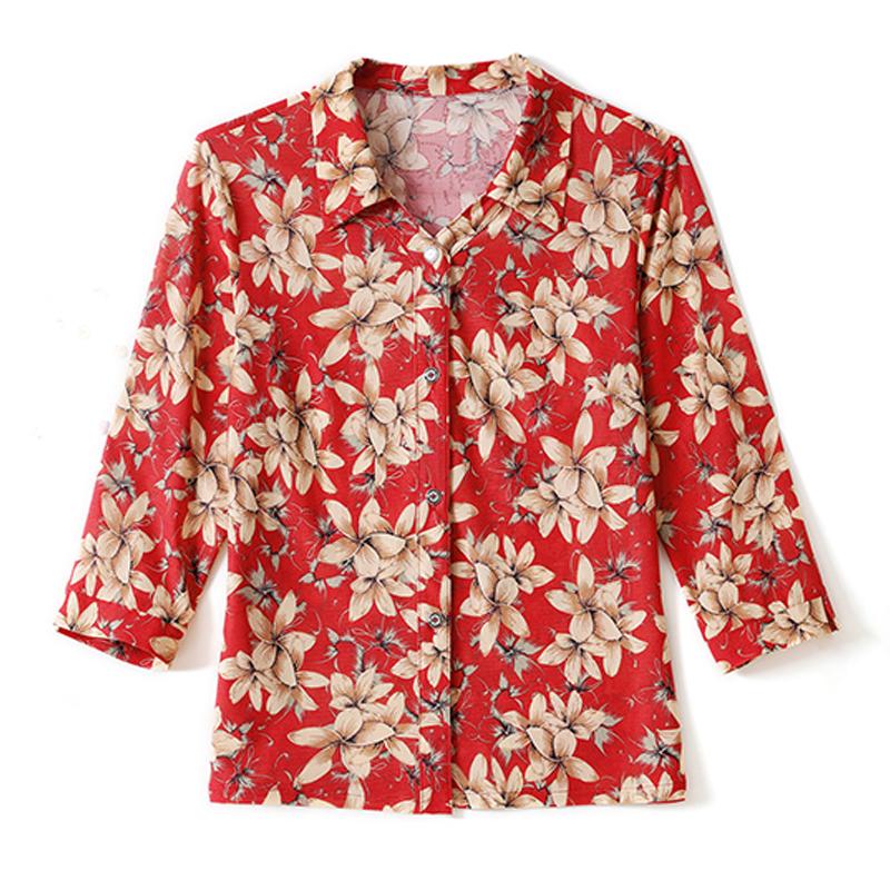 Elegante Sommer Top Weibliche Hemd Beiläufige Lose Frau Vintage Bluse Sommer Kleidung