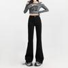 Women's 2026 Spring Retro High-Waisted Floor-Length Flare Jeans: Slimming Yet Comfortable Fit.