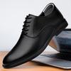 Leather Business Wedding Dress Shoes Men's Loafers Casual Shoes Man Moccasins Lace Up Black Flats Mens Driving Shoes 2026