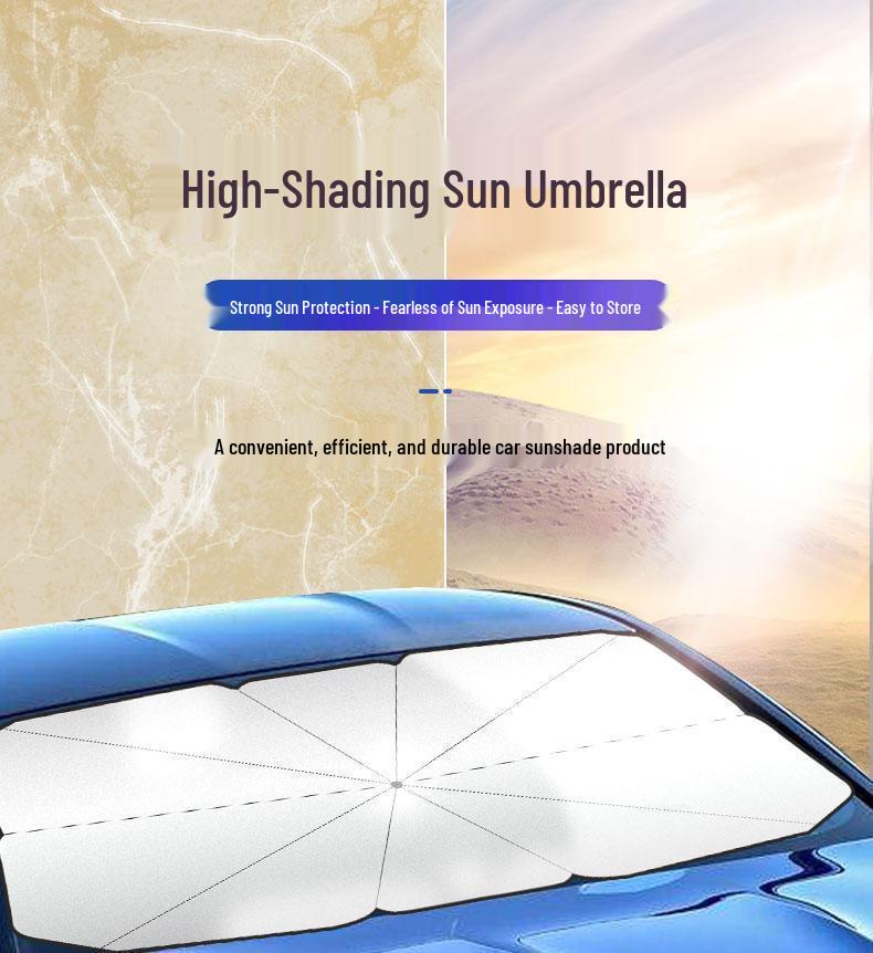 Folding Car Sunshade Umbrella for Driving School Vehicles