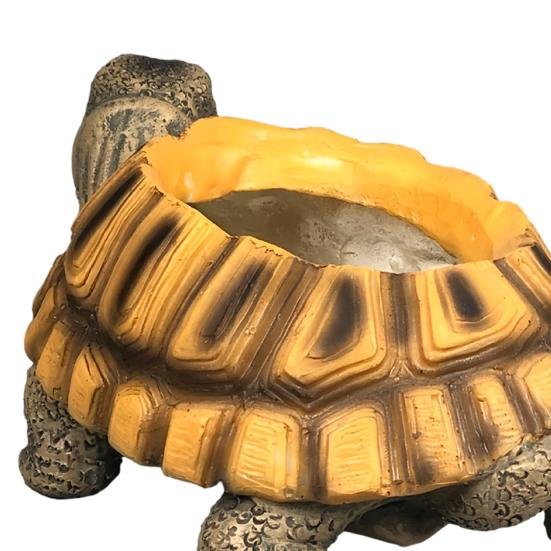 Resin Turtle Planter Pot Indoor Outdoor Tortoise Succulents Herb Plants Flower Pot Container Home Balcony Garden Decoration