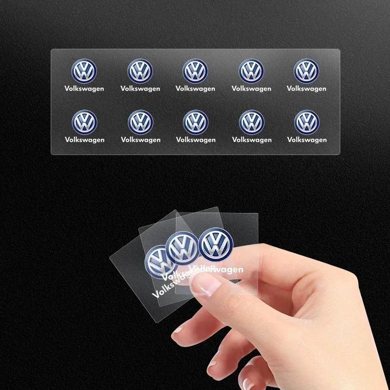 Car Random Post Sticker Steering Wheel Decal Interior Decoration For Volkswagen Golf 4 Mk5 Passat VW Sharan Polo Tiguan R Line Ws5