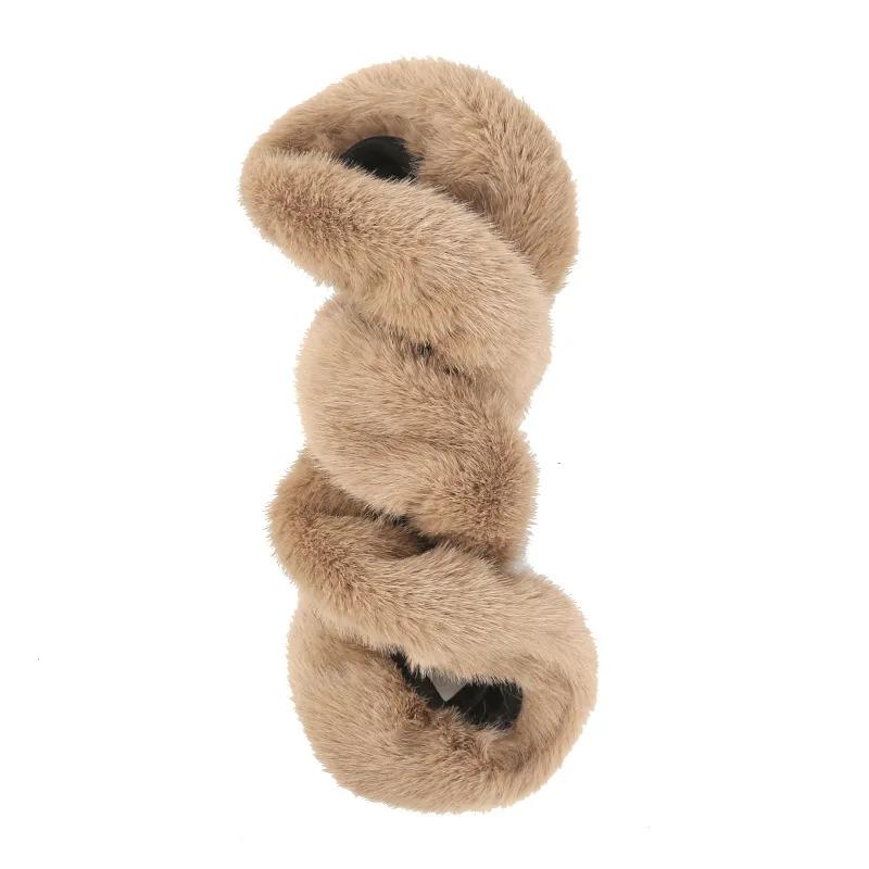 New Energy Vehicle Winter Anti Slip Plush Warm Steering Wheel Cover, Wear-resistant and Fashionable Universal Car Handle Cover