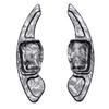 "Forged Carbon" Large Steering Wheel Paddle Shifters For VW MK6 Golf GTi Jetta