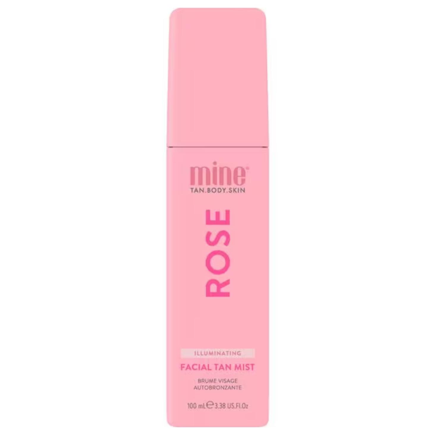 Minetan Rose Samoopalovací mlha na obličej 100 ml
