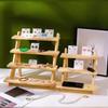 Display Stand Solid Wood Earrings Display Rack Jewelry Rack Figure Doll Stall Cardboard Jewelry Rack