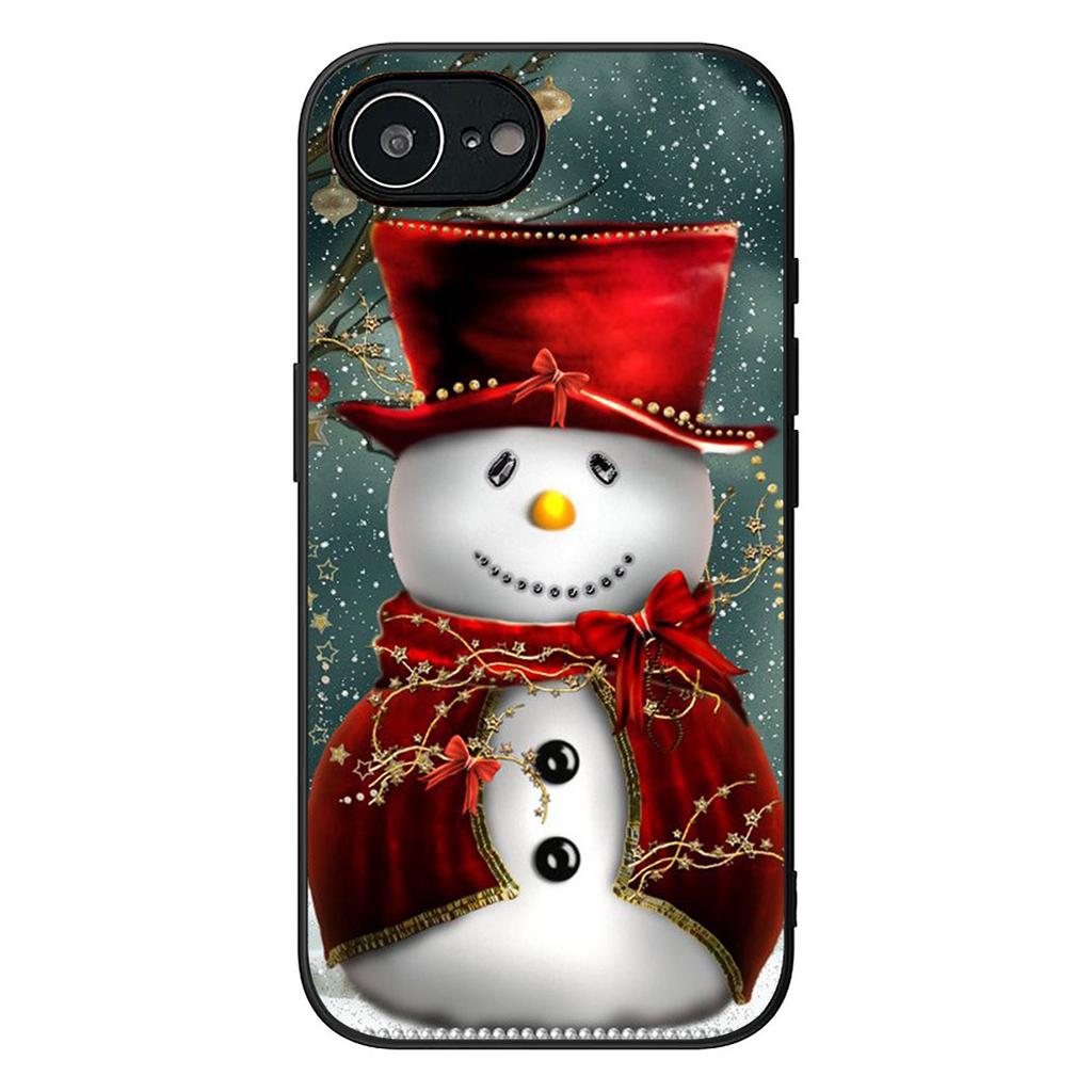 Snowman Merry Christmas Snow Tree Deer Gift Cover for Samsung Galaxy S25 Edge S24 S23 FE Plus Ultra A16 A15 A55 A57 5G Case