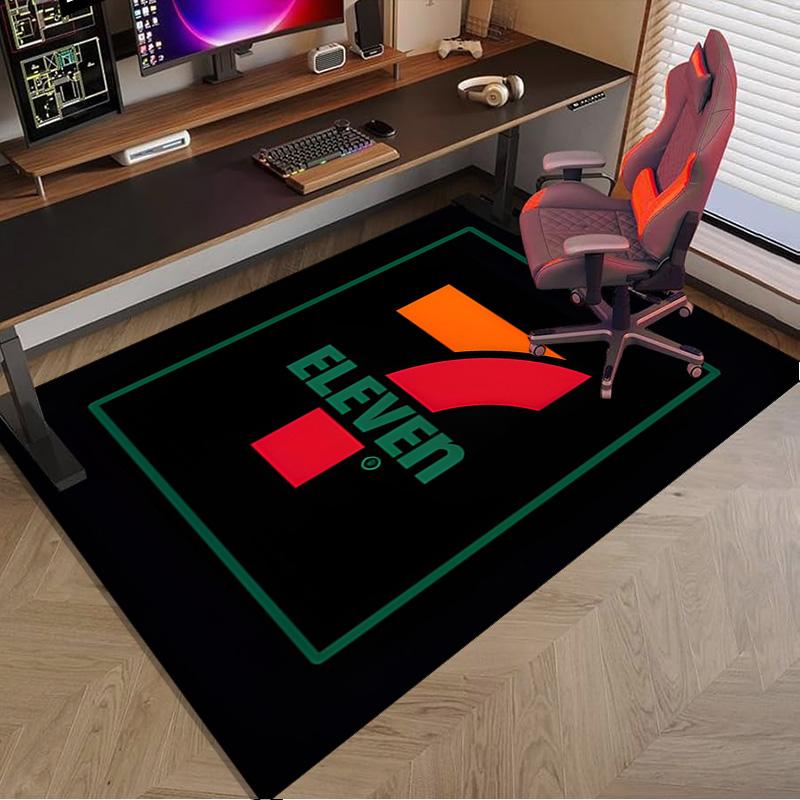 Seven eleven Area Rug Office rug, Chair Rug, Decor Carpet Livingroom bedroom Mat, Large Size Fan gifts Christmas gifts