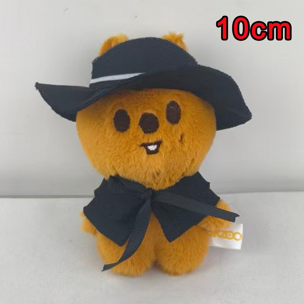 Plush Keychain Kawaii Wolf Cartoon Stuffed Animal Doll Kawaii Toys For Stray Kids Plush Keychain Room Decor Gift