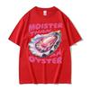Moister Than An Oyster Funny Meme T Shirt Fashion Gothic Unique Humor Tshirts Unisex Womens Oversized Cotton Short Sleeve Tshirt
