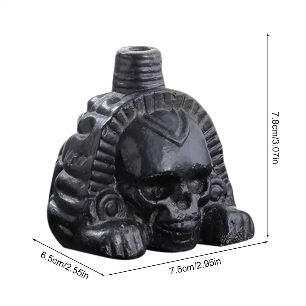 Laute Schreipfeife mit schreiendem Totenkopf-Design Gotischer Klangmacher Neuheit Horror-Sammlerstück für Halloween Scherz Partyzubehör