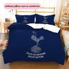 TOTTENHAM Pattern Bedding Quilt Set  Home Decoration  Gift (1 * duvet cover + 2 * pillowcase  without core).xwn