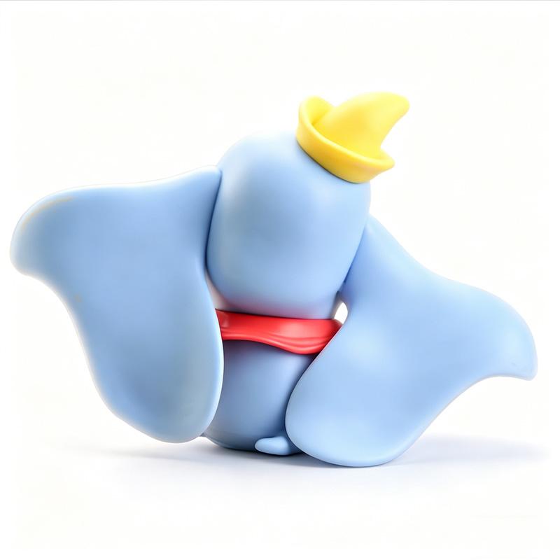 Dumbo Classic and Clown Outfit Static Figure Collectible PVC Model Toy Cute Cartoon Character Ornament Gift