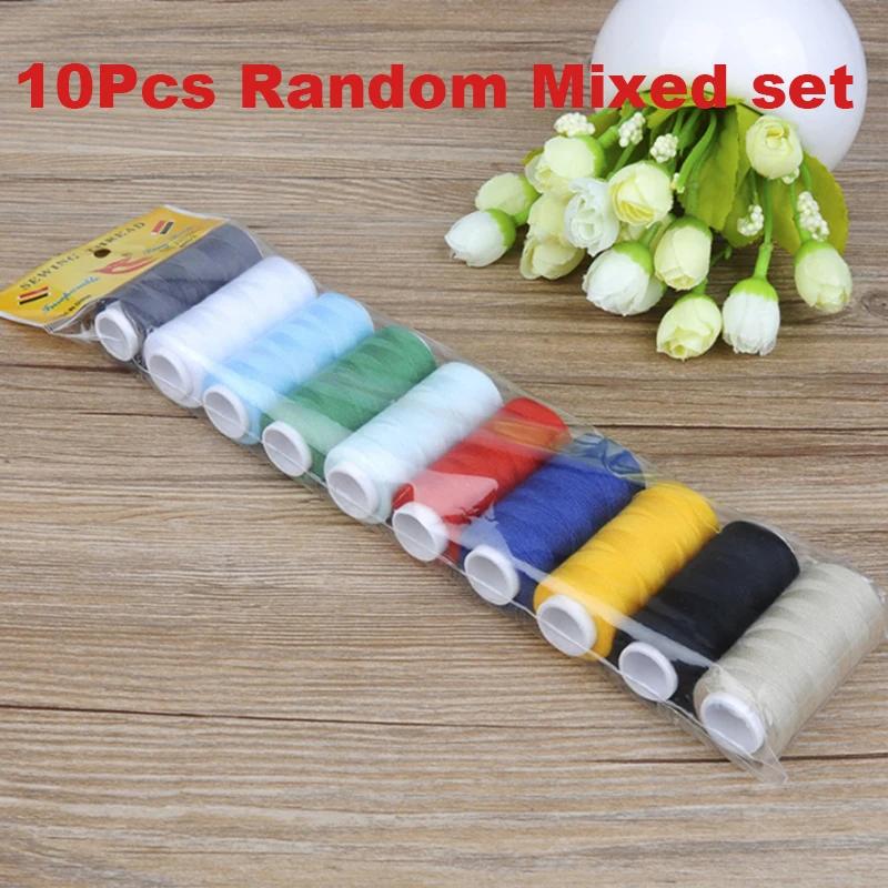 10Pcs Polyester Sewing Thread Kits 200yards Per Spools Sewing Thread Craft For DIY Home Hand Sewing & Embroidery