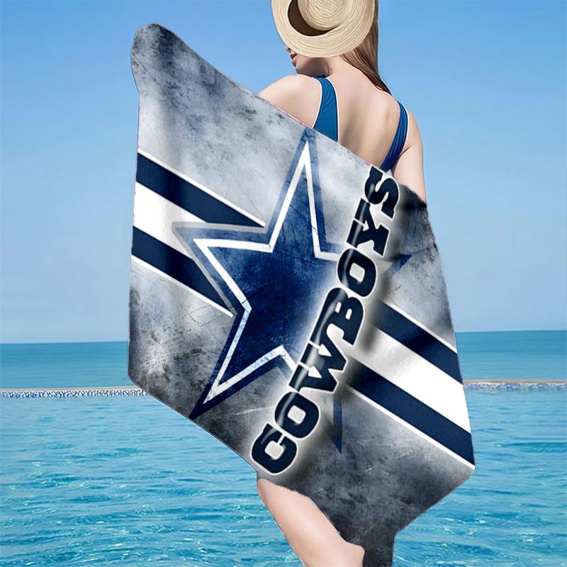 Dallas Cowboys  Microfiber Beach Towel, Lightweight And Quick-Dry, for Summer Travel, Beach Essential, Swimming Pool
